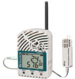 Radiowy rejestrator temperatury, wilgotności, dwutlenku węgla CO2 RTR-576, sonda zewnętrzna, zwiększony zakres i dokładność