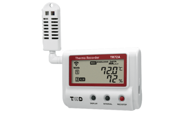 Rejestrator temperatury i wilgotności TR72A