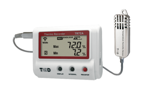 Rejestrator temperatury i wilgotności TR72A-S
