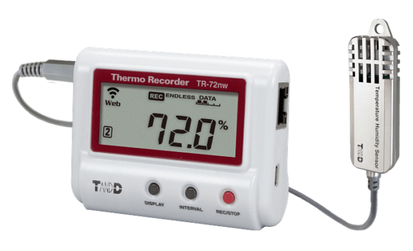 Rejestrator temperatury i wilgotności TR-72nw-S